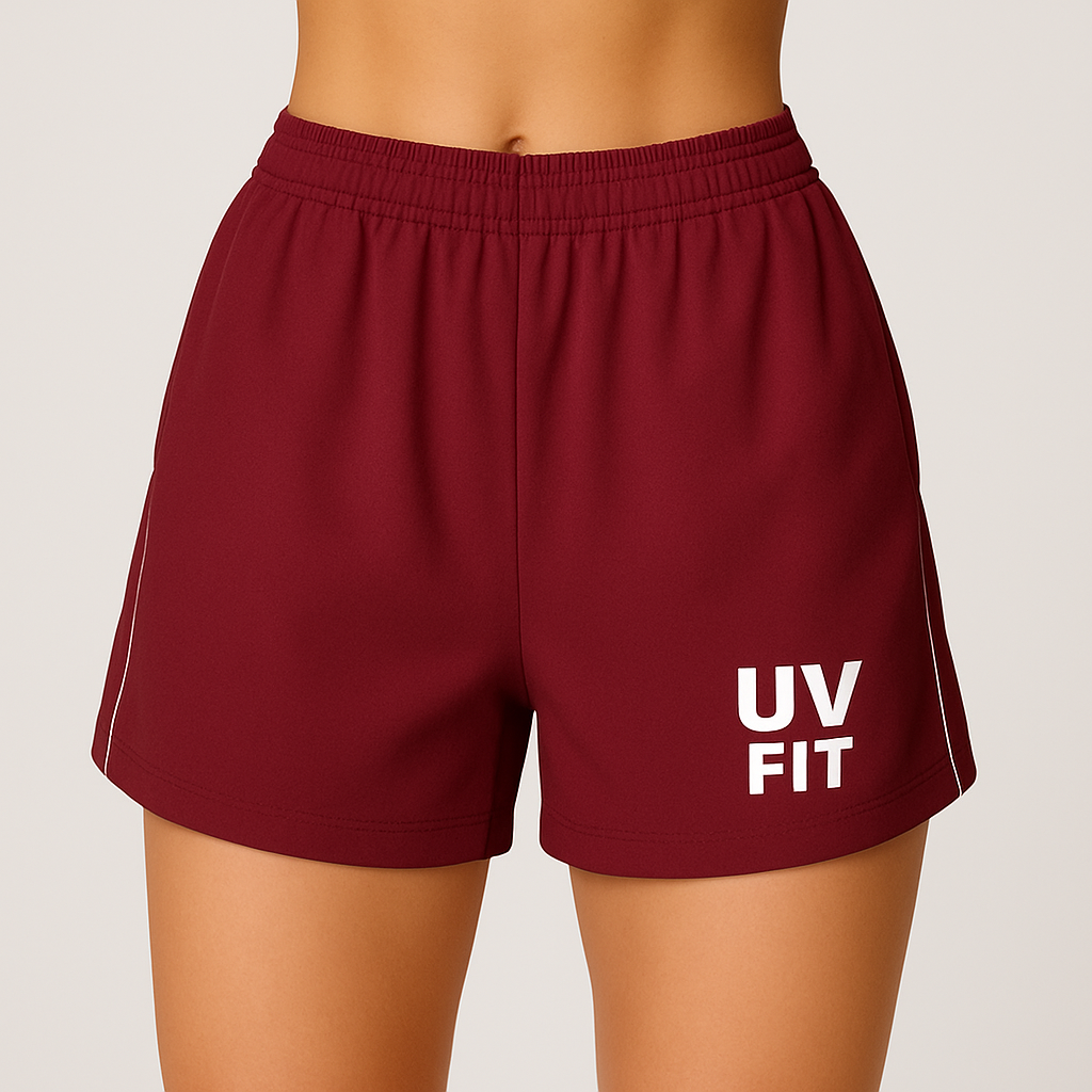 UV FIT Women’s Athletic Shorts – High-Waist, Lightweight, and Breathable Activewear