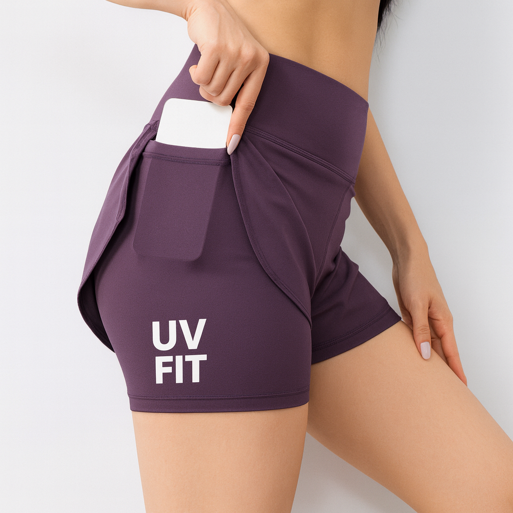UV FIT Women's Athletic Skorts with Side Pocket