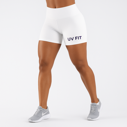 UV FIT Seamless Ribbed Yoga Shorts