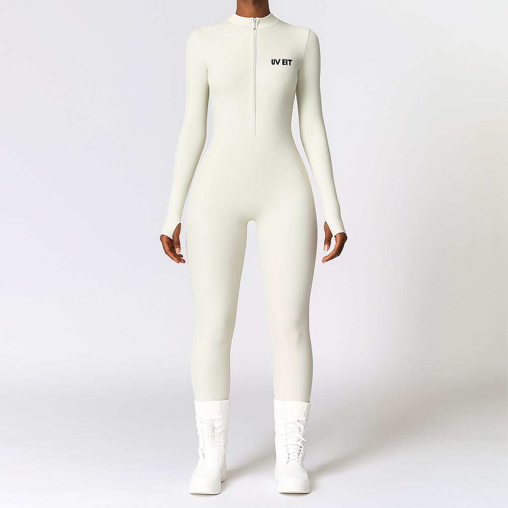 UV FIT Sculpt Zip-Front Performance Jumpsuit