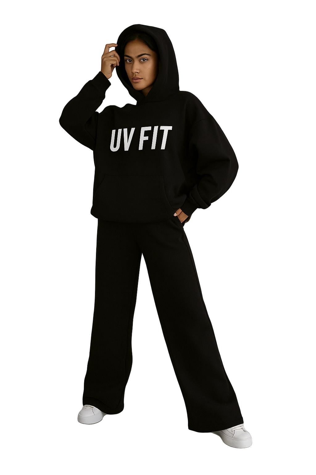 UV FIT Bold Comfort Hoodie & Wide-Leg Sweat Set