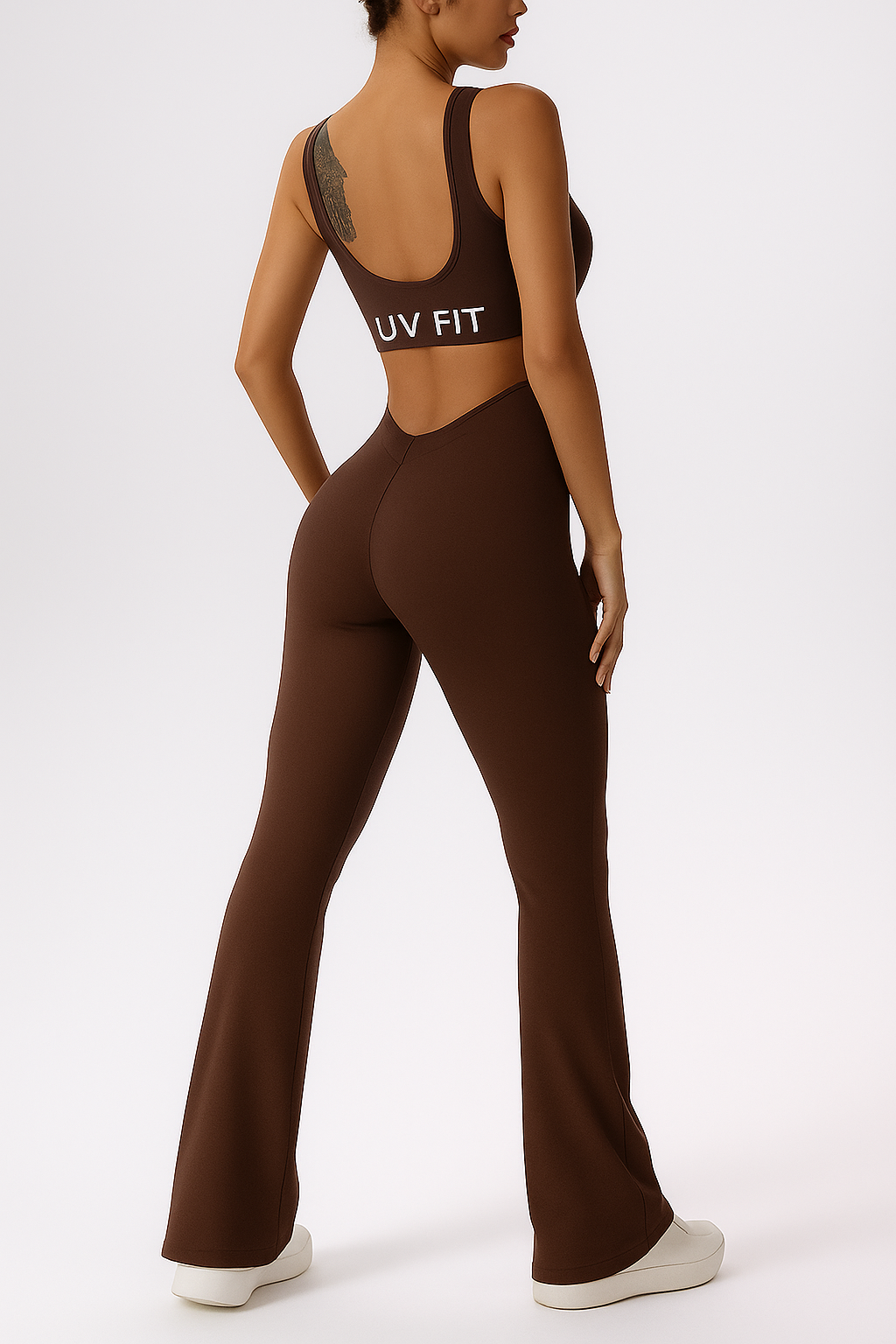 UV FIT – V-Back Scrunch One-Piece