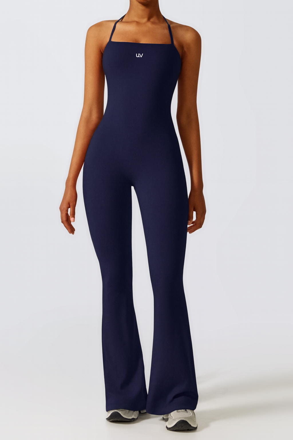 UV FIT Luxe Halter Jumpsuit
